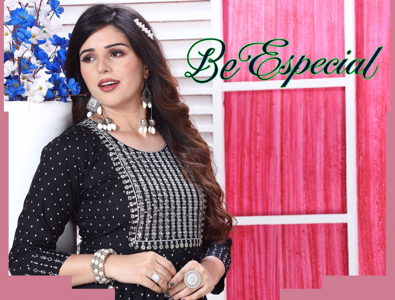 Golden Be Especial V 1 Rayon Printed Anarkali Kurtis Catalog
